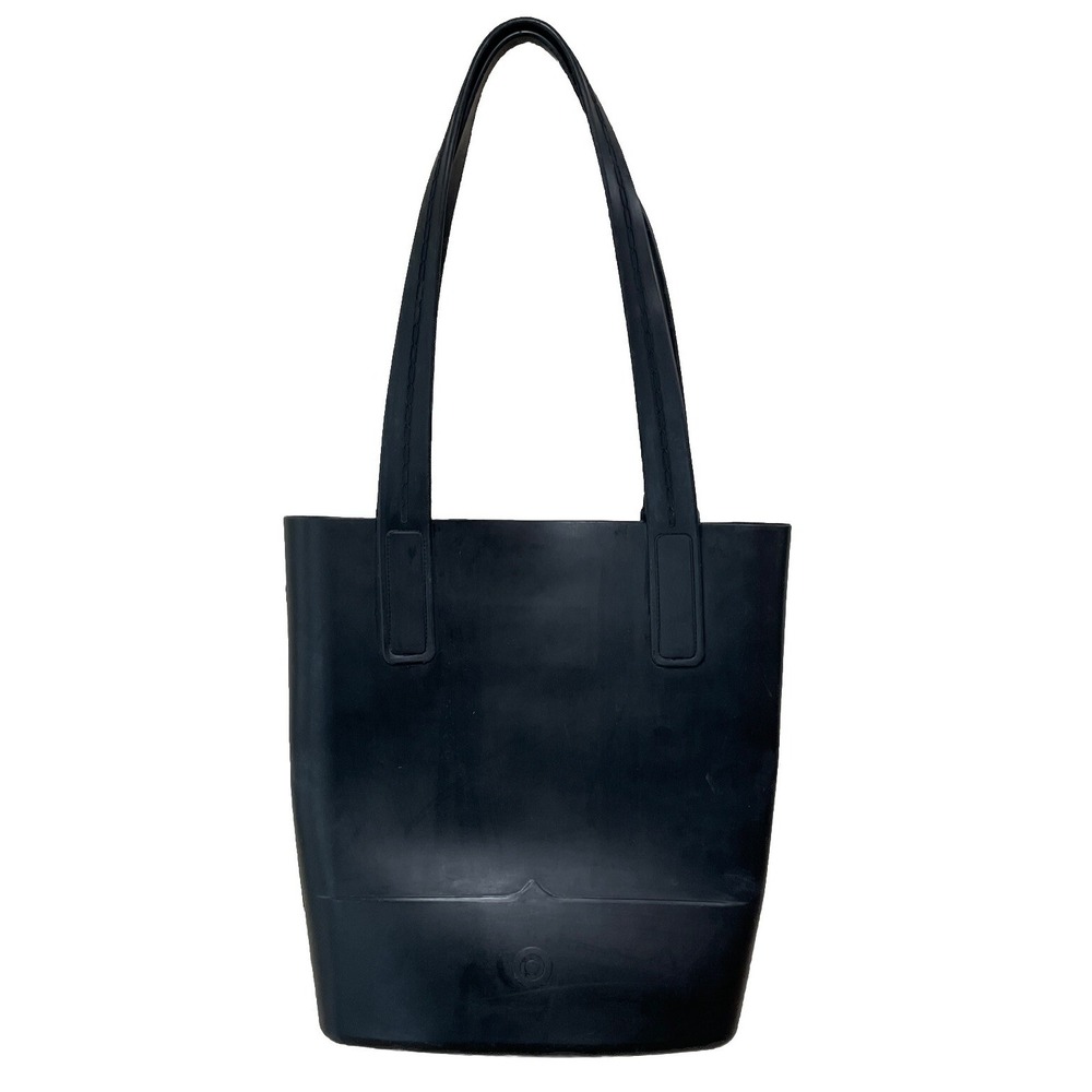 Hunter x Target Black Rubber Sling Tote Bag Purse Large Handbag - Picture 2 of 16